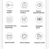 Bőrszínű, 16 csatornás digitális hangerősítő készülék időseknek, intelligens zajszűréssel, hosszú, akár 18 órás üzemidővel, modern töltőtokkal és jól látható digitális kijelzővel.